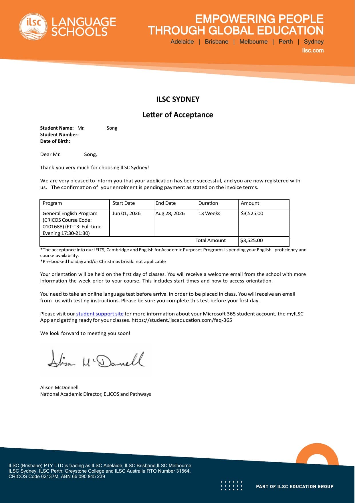 ILSC Sydney