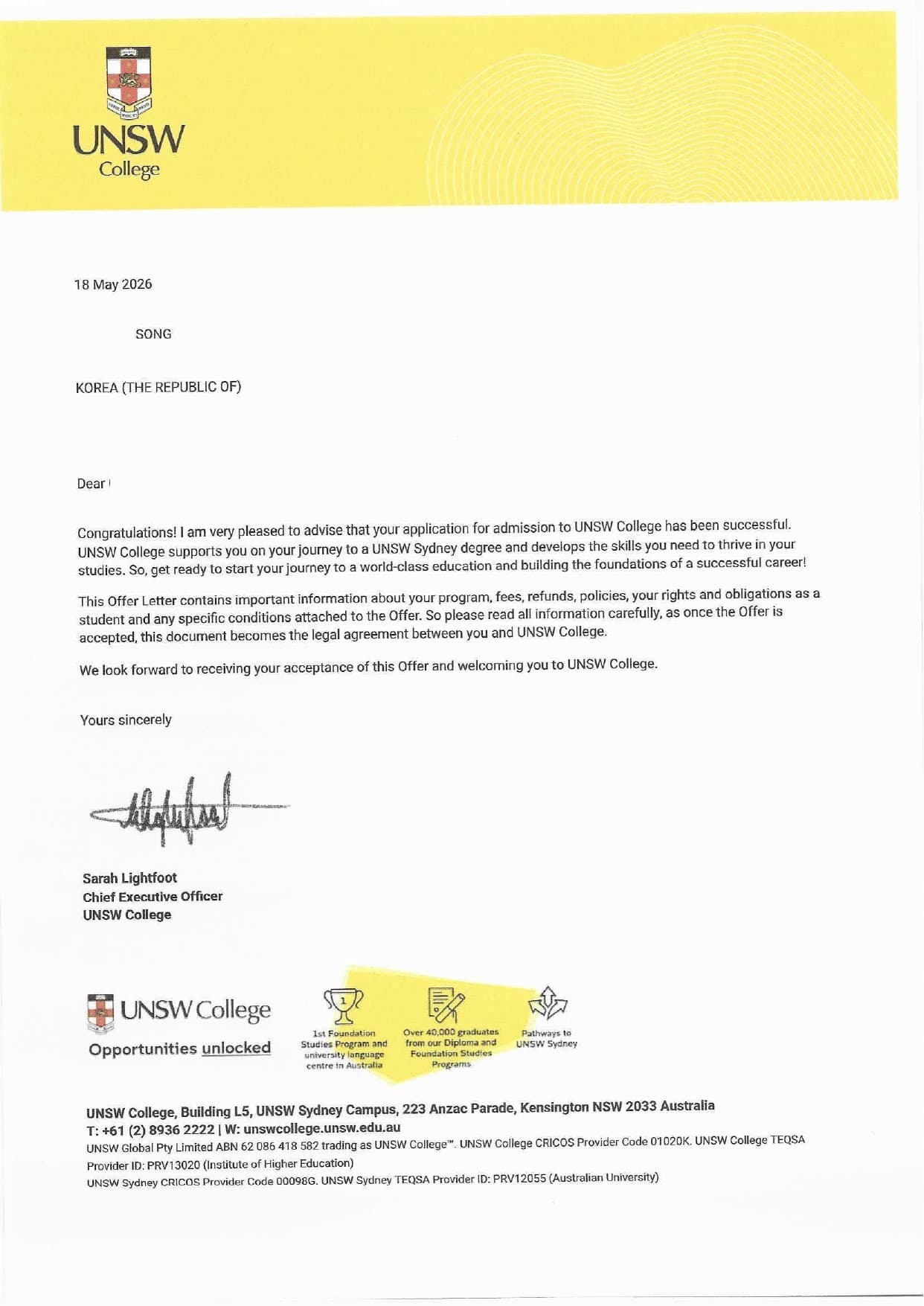 UNSW College
